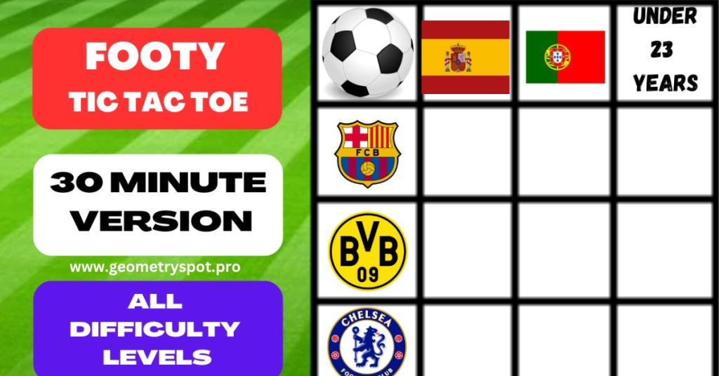 FOOTY TIC TAC TOE